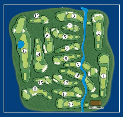 Course Layout - Bunker Hill Golf Club